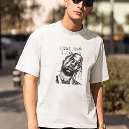 Stitchmeashirt Men Printed Drop-Shoulder Sleeves Activchill T-shirt-picture-52