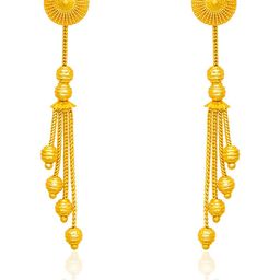 Luv Fashion Women Gold Plated Contemporary Studs Earrings-image-100
