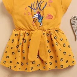 I LOVE MOM Floral Print Fit & Flare Dress-image-63