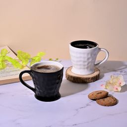Storepedia Multicoloured Handcrafted Solid Ceramic Matte Cups Set of Cups and Mugs-1