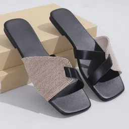 Jbarg Women Printed Open Toe Flats-55