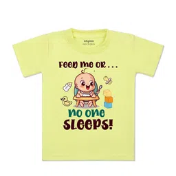 Arvesa Kids Typography Printed Applique T-shirt-picture-37