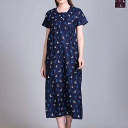 TRUDO Printed Maxi Nightdress-image-73