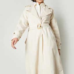 max Spread Collar Trench Coat With Belt-image-63