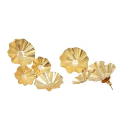 Anouk Gold-Plated Contemporary Drop Earrings image 3