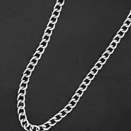Adoxy Unisex Silver-Plated Chain-10