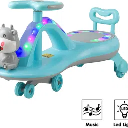 Premium Panda Rapid Swing Magic Car| Toys For Kids Girl Boy|Dashing Lights Music Rideons & Wagons Non Battery Operated Ride On-image-38