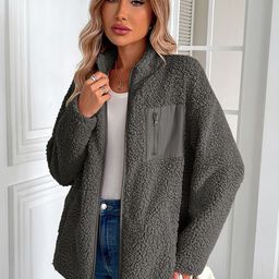 StyleCast x Revolte Women Longline Open Front Jacket-image-36