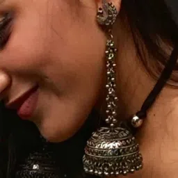 Dev Fashion Contemporary Jhumkas Earrings-91