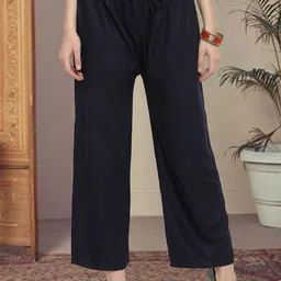 all about you Women Comfort Low-Rise Loose Fit Wide Leg Trousers-image-93