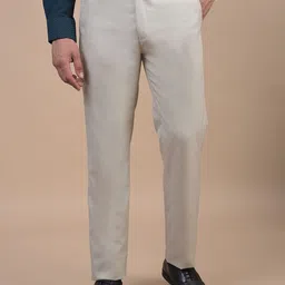 Cantabil Men Regular Fit Formal Trousers-image-72