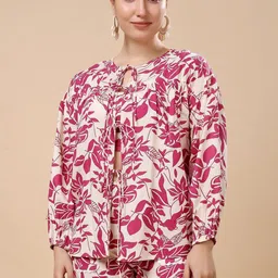 T TRYON ULTIMATE Printed Top, Inner & Shorts Co-Ord Set-image-10