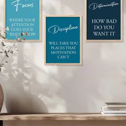 Motivational Wall Art With Frame Home Decor Wall Painting For Living Room Office Bedroom-image-72