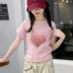 LULU & SKY Girls Printed Polo Collar Pockets T-shirt-image-64