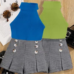 DEL LUNA Girls Top with Skirt-image-79