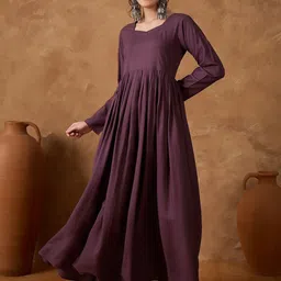 InWeave Sweetheart Neck Anarkali Kurta-16