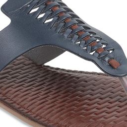 Mochi Printed Leather Wedge with Laser Cuts image 2