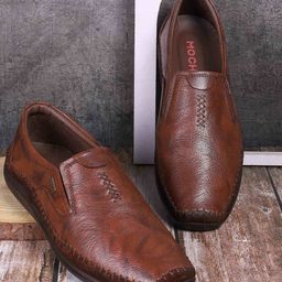 Mochi Men Leather Loafers-image-42