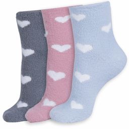 Dollar Women Pack Of 3 Patterned Ankle Length Socks-image-28