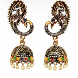 muccasacra Multicoloured Alloy Earrings-image-91