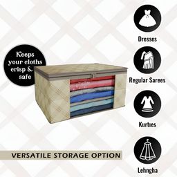Aura Cream-Coloured Set of 4 Regular Multi-Utility Organisers image 5