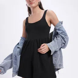 glitchez Timeless Wonders Shoulder Straps Slim Fit Playsuit-picture-43