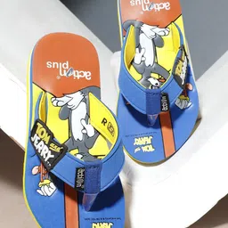 Action Unisex Kids Printed Thong Flip-Flops-51