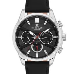 Daniel Klein Men Printed Dial & Leather Straps Analogue Watch DK.1.13794-1-10
