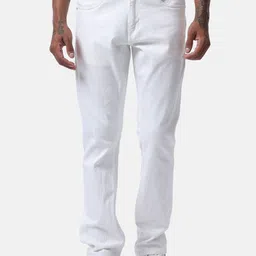 WROGN Men Comfort Straight Fit Mildly Distressed Jeans-image-72