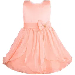 Wish Karo Satin Fit & Flare Dress-image-53