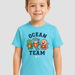 KIDDY STAR Boys Pure Cotton T-shirt-image-51
