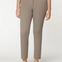 Marks & Spencer Women Slim Fit High-Rise Trousers-image-101