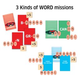Chalk And Chuckles Super Word Spy Word Play Game - Multicolour image 5