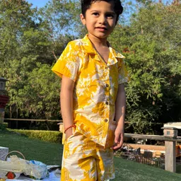 Peekaaboo Kids Boys Printed Shirt with Shorts-picture-50