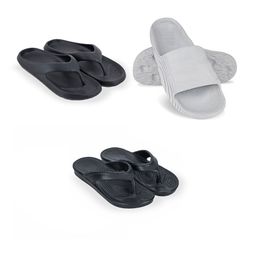 Feel alive Men Set Of 3 Self Design EVA Casual Thong Flip Flops-picture-33