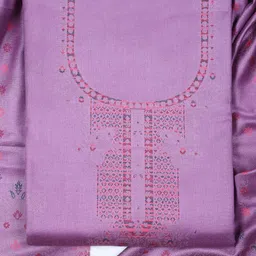 Tones-N-Shades Ethnic Motifs Printed Unstitched Dress Material-image-10