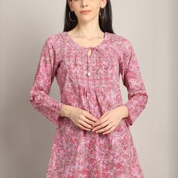 KALINI Women Floral Printed Floral Kurta-14