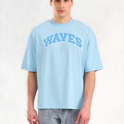 MEGAKART Men Blue Pure Cotton Tshirts-picture-39