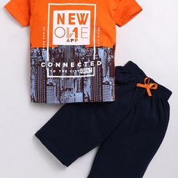 Zeal Boys Printed T-shirt with Shorts-image-10