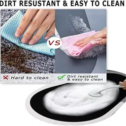 hezkrt Rubber Bathroom Mat image 2