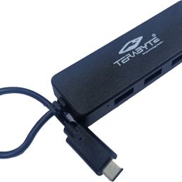 TERABYTE Type-C to 3.0 USB HUB 4 Port High-Speed USB Port Compatible for Pendrive,Mouse,Keyboards,PC,Mobile,Laptop,TV Etc TB-5110 USB Hub-image-42