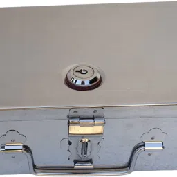 Storage Box Home, Office, Hotel, Bank Size-10 Inch with Lock & 2 key Safe Locker-17