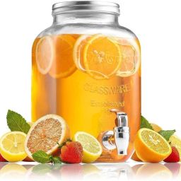 4 Liter Glass Dispenser | Glass Dispenser For kitchen Bottled Water Dispenser-image-89
