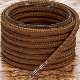 Royal Bird 8 GOLDEN BROWN OVAL SHOE LACE Shoe Lace-image-36