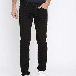 Flying Machine Men Black Slim Fit Mid-Rise Clean Look Stretchable Jeans-image-33