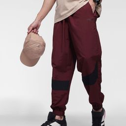 FCUK Men Colorblocked Detail Joggers-image-34