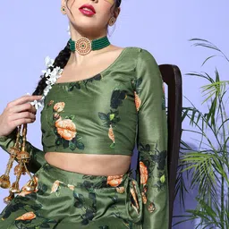 Shae by SASSAFRAS Gorgeous Green Floral Back Detail Top-picture-39