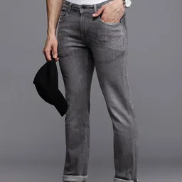 Louis Philippe Jeans Men Slim Fit Light Fade Stretchable Jeans-image-53