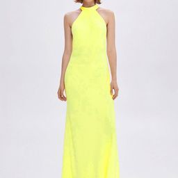 MANGO Halter Neck Maxi Dress-image-45