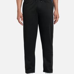 XYXX Men Black Cotton Rich Solid Track Pants-image-63